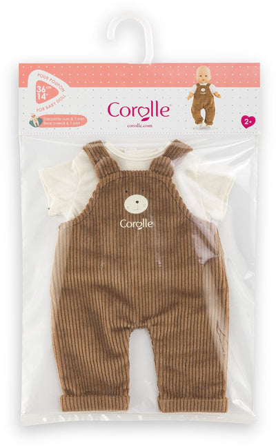 Corolle-Puppenoverall mit T-Shirt kleiner Entdecker – 36 cm