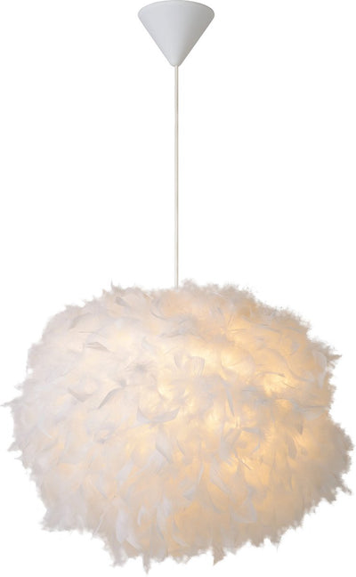 Lucide goosy soft - Hängelampe - ø 50 cm - 1xe27 - weiß