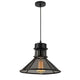 Homestyle Pro Homestyle MK110-BB Industrial Hanging Lamp 28x18 cm Schwarzes Metall