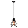 Homestyle Pro Homestyle MK012-B Industrial Hanging Lamp 19x22 cm Schwarzes Metall