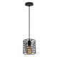 Homestyle Pro Homestyle MK014-B Industrial Hanging Lamp 16x19 cm Schwarzes Metall