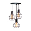Homestyle Pro Homestyle MK021-B Industrial Hanging Lamps Black Metal