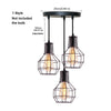 Homestyle Pro Homestyle MK021-B Industrial Hanging Lamps Black Metal