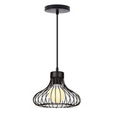 Homestyle Pro Homestyle MK013-B Industrial Hanging Lamp 23x20 cm Black Metal - afbeelding 1