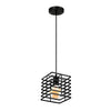 Homestyle Pro Homestyle MK015-B Industrial Hanging Lamp 15x18 cm Schwarzes Metall
