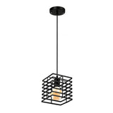 Homestyle Pro Homestyle MK015-B Industrial Hanging Lamp 15x18 cm Schwarzes Metall - afbeelding 1