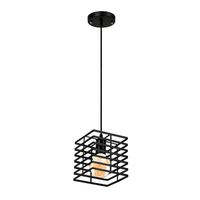 Homestyle Pro Homestyle MK015-B Industrial Hanging Lamp 15x18 cm Schwarzes Metall