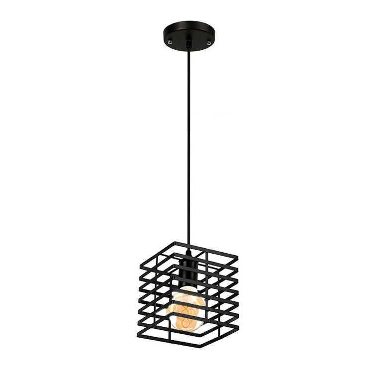 Homestyle Pro Homestyle MK015-B Industrial Hanging Lamp 15x18 cm Schwarzes Metall