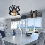 Homestyle Pro Homestyle MK015-B Industrial Hanging Lamp 15x18 cm Schwarzes Metall - afbeelding 3