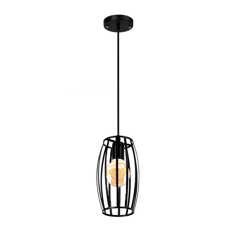 Homestyle Pro Homestyle MK011-B Industrial Hanging Lamp 14x23 cm Black Metall