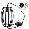 Homestyle Pro Homestyle MK011-B Industrial Hanging Lamp 14x23 cm Black Metall