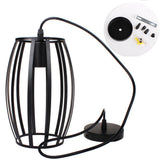 Homestyle Pro Homestyle MK011-B Industrial Hanging Lamp 14x23 cm Black Metall - afbeelding 3