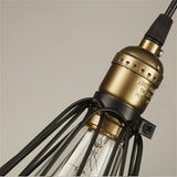 Homestyle Pro Homestyle MK006-B Industrial Hanging Lamp 19x23 cm Black Metal - afbeelding 3