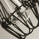 Homestyle Pro Homestyle MK006-B Industrial Hanging Lamp 19x23 cm Black Metal - afbeelding 4
