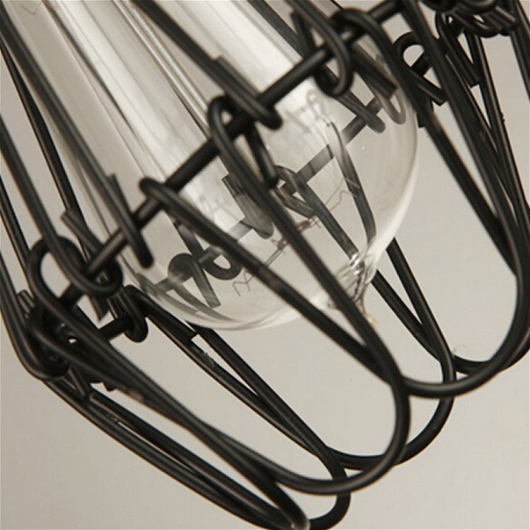 Homestyle Pro Homestyle MK006-B Industrial Hanging Lamp 19x23 cm Black Metal