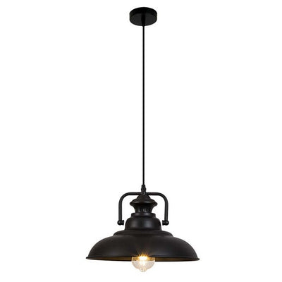 Homestyle Pro Homestyle MK103-BB Industrial Hanging Lamp 38x21 cm Schwarzes Metall