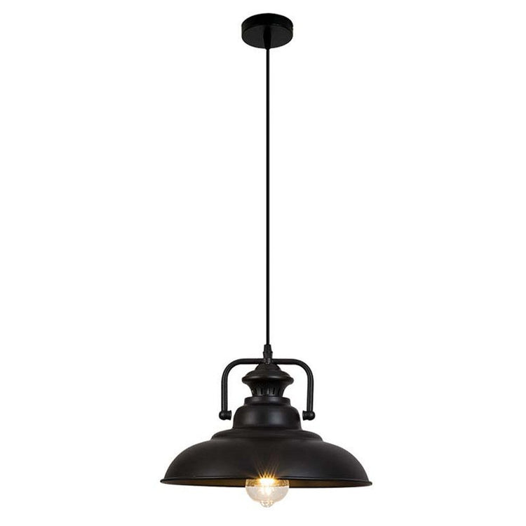 Homestyle Pro Homestyle MK103-BB Industrial Hanging Lamp 38x21 cm Schwarzes Metall