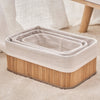 Homestyle Pro Homestyle Bambus Aufbewahrungskörbe 3 Stücke Natural Weiß