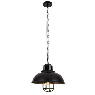 Homestyle Pro Homestyle MK107-BB Industrial Hanging Lamp 33x26 cm Schwarzes Metall
