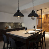 Homestyle Pro Homestyle MK107-BB Industrial Hanging Lamp 33x26 cm Schwarzes Metall - afbeelding 3