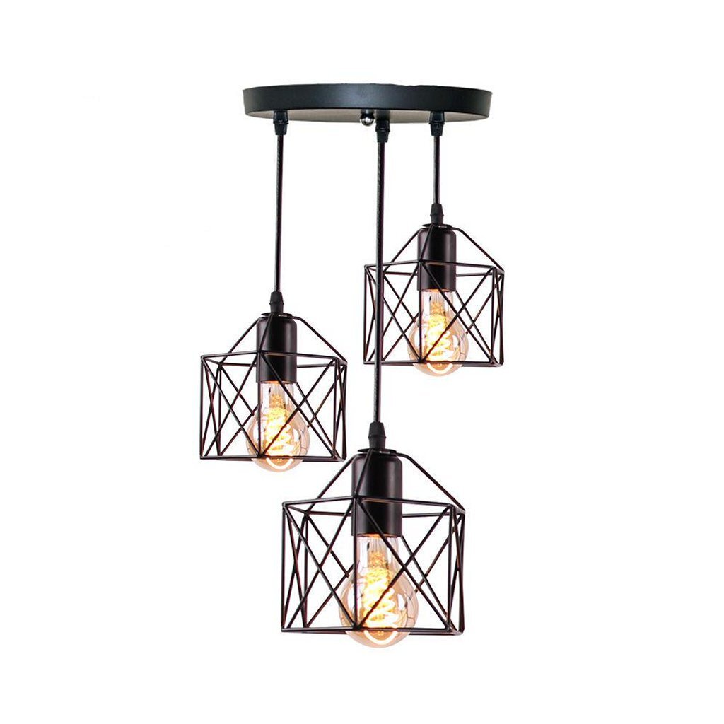 Homestyle Pro Homestyle MK019-B Industrial Hanging Lamps Black Metal
