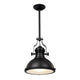 Homestyle Pro Homestyle MK102-WB Industrial Hanging Lamp 32x35 cm Schwarzes Weißes Metall