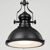 Homestyle Pro Homestyle MK102-WB Industrial Hanging Lamp 32x35 cm Schwarzes Weißes Metall