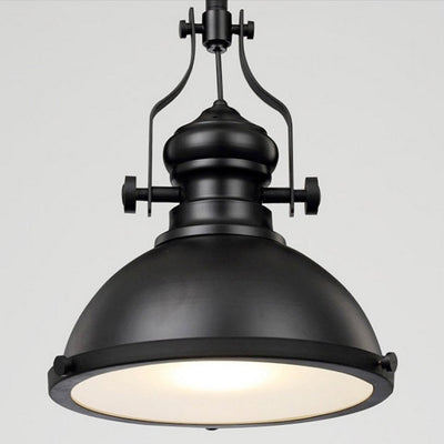 Homestyle Pro Homestyle MK102-WB Industrial Hanging Lamp 32x35 cm Schwarzes Weißes Metall