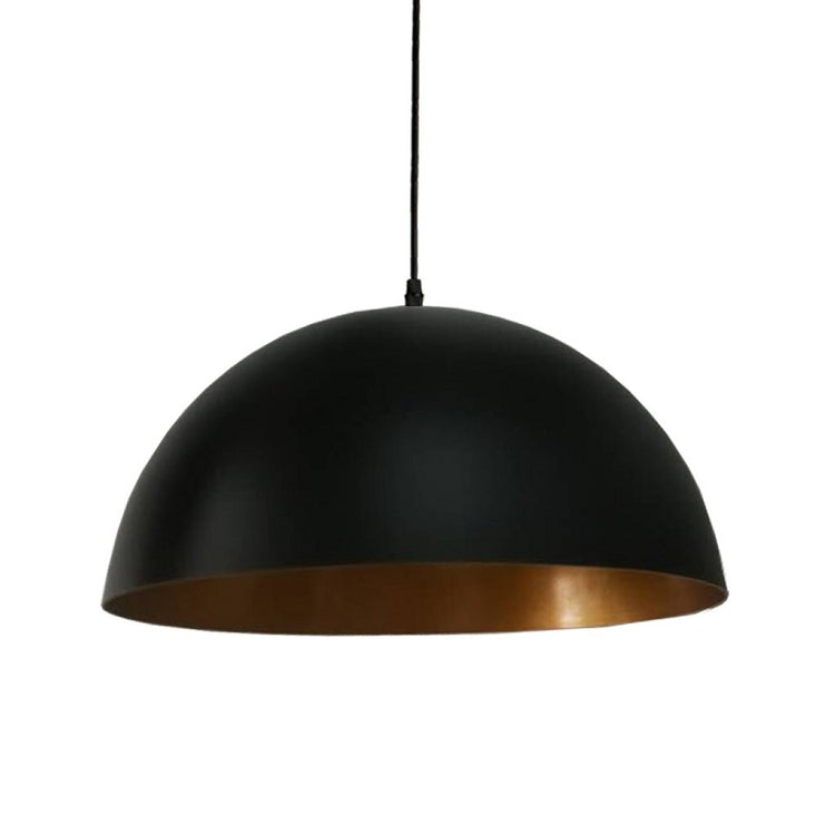 Homestyle Pro Homestyle MK108-GB Industrial Hanging Lamp 35x17,5 cm Schwarzes Gold Metall