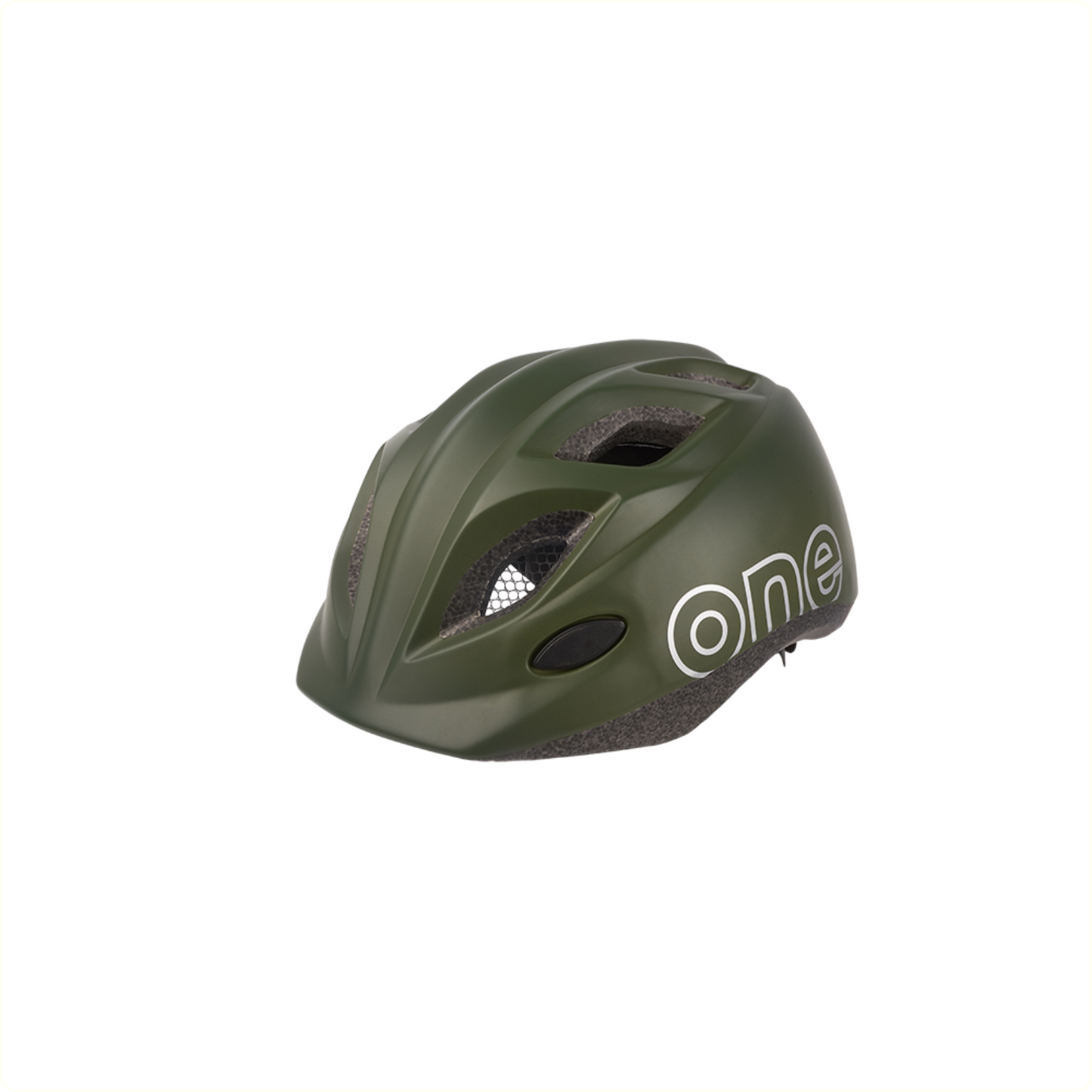 Kinderhelm S 52-56cm Bobike One Plus Olivgrün matt
