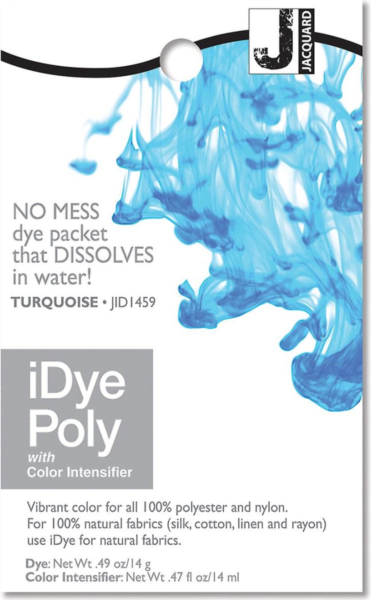 Jacquard Idye Poly 14 gr Türkis