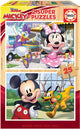 Educa - Puzzle - 2 x 25 Teile - Mickey Friends