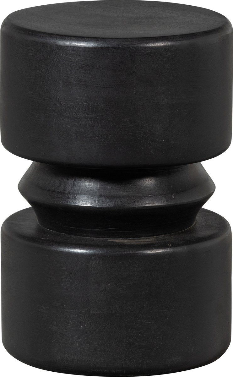 Woood Tuve Beistelltisch – Holz – Braun Schwarz – 45x30x30