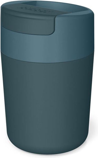 Joseph Joseph Flip-Top-Trinkbecher, 0,34 l, blau - | nippen
