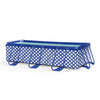 Eleganz | Dunkelblau weißes Design Schwimmbad 400x200x100 cm