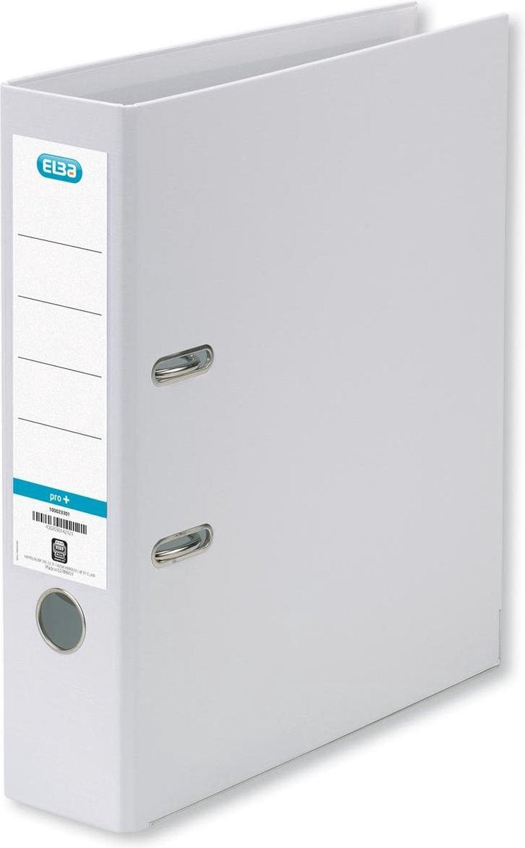 Elba-Ordner Smart Pro+, weißer Rücken von 8 cm