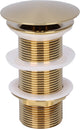Differnz-Ablaufstopfen mattgold - immer offen Mix-Match - Größe: L - ã˜ 72 mm