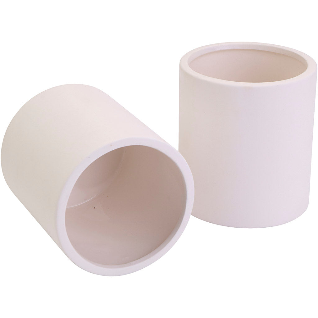 Keramiktöpfe, D 9 cm, dumm 10 cm, 12 Stück 1 Box