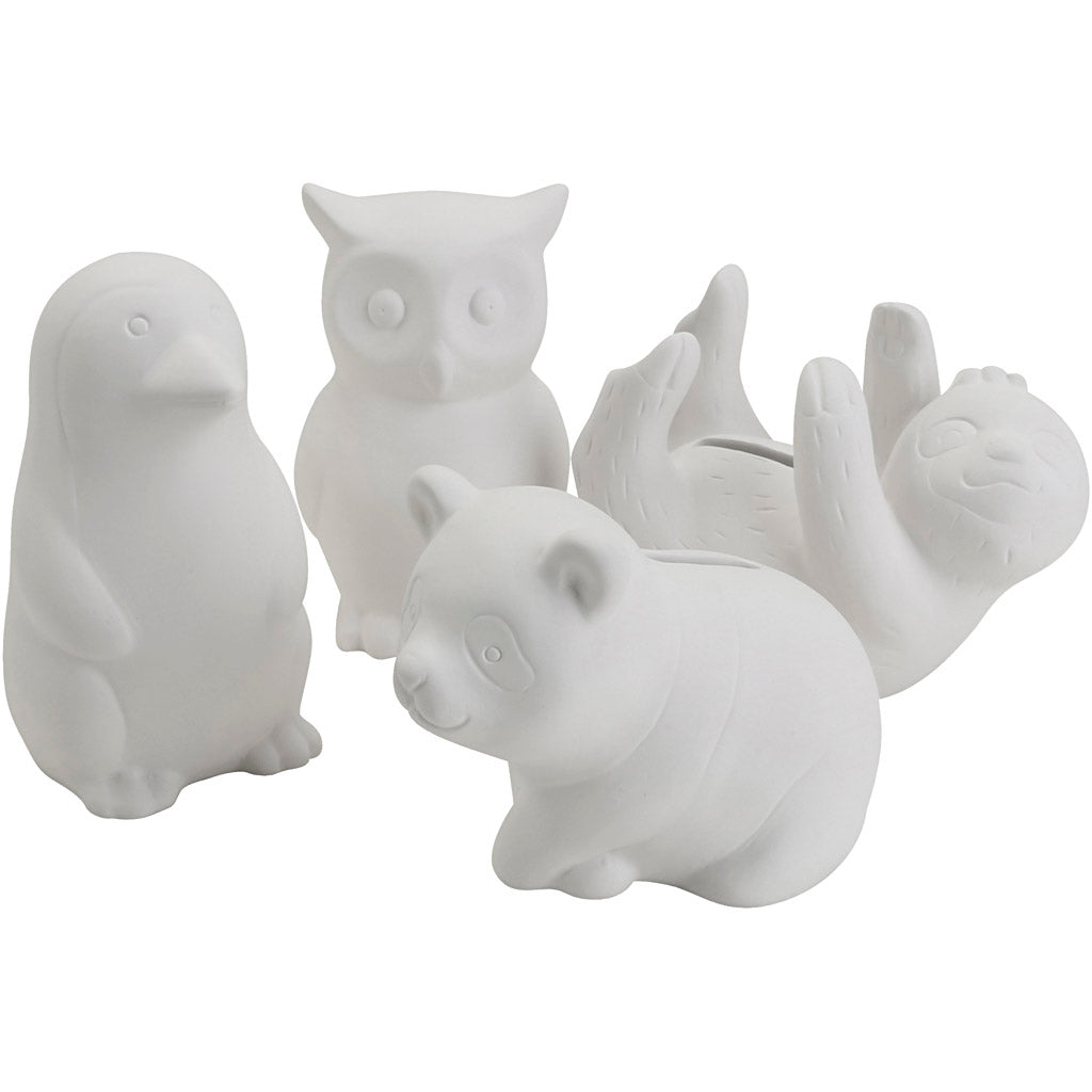 Kreativfirma Maars, Tiere, dumm 8,5-11 cm, Inhalt kann variieren, 4x6 Stück 1 Box