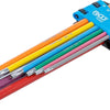 BGS Technic Sechskantschlüsselsatz extra lang für Torx mit Loch, 9-teiliger Satz