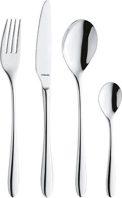 Amefa Cuba - 6 Personen - 24-teiliges Besteckset - für 6 Personen - silberfarben - 18-10 Edelstahl