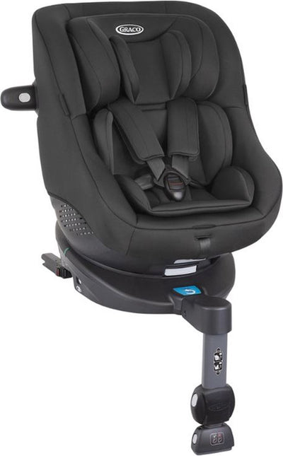 Graco turn2me dlx i-size r129 – midnight – 360° drehbarer Autositz – von 40 bis 105 cm (von der Geburt bis ca. 4 Jahre)