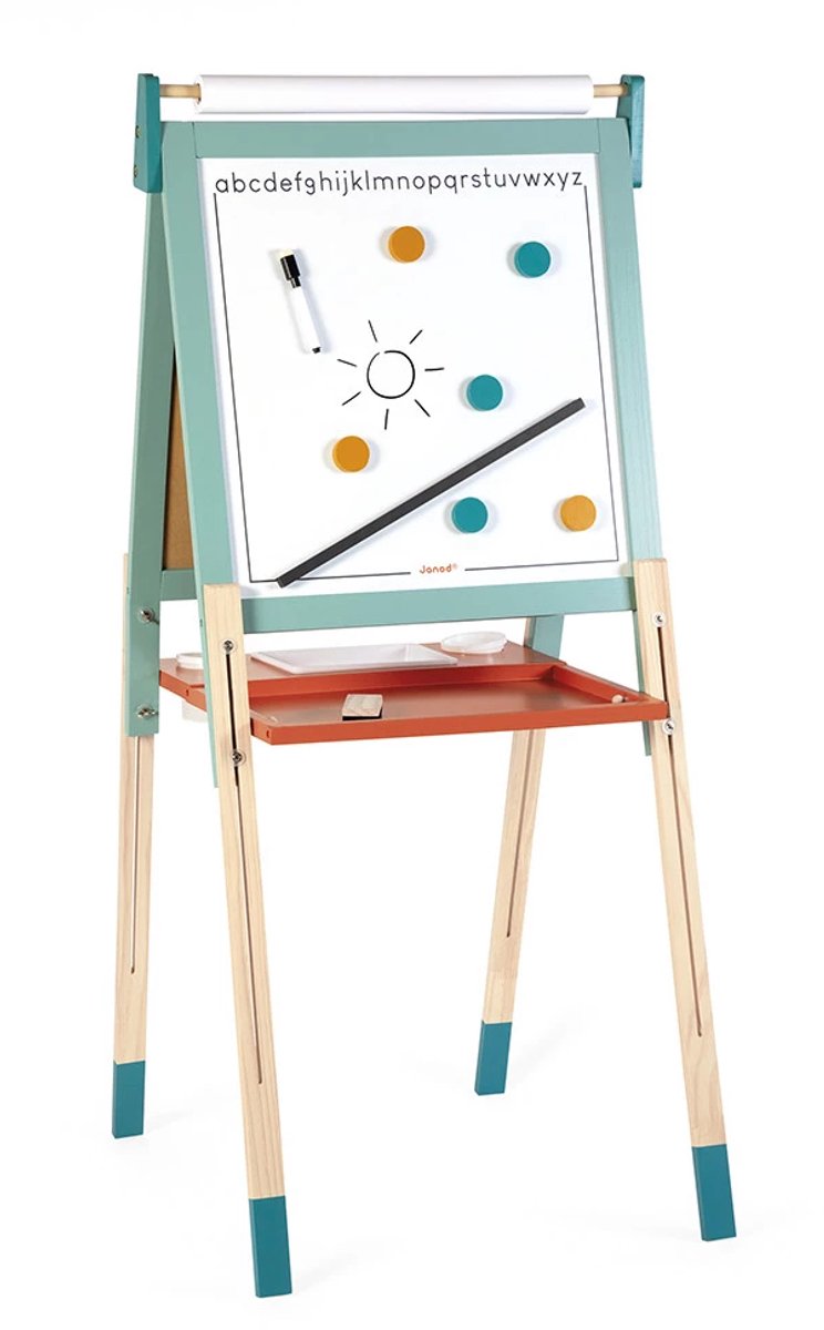 Janod - verstellbares Magnettafel-Kreidetafel