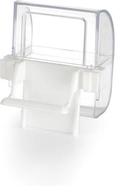 Beeztees Futter- und Wassernapf - Vogel - transparent weiß - 2 Stk