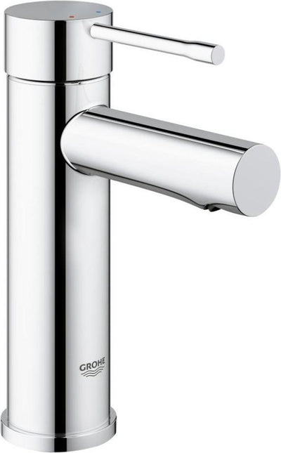 Grohe Essence neue Waschtischarmatur – niedriger Auslauf – ohne Ablaufgarnitur – Chrom – wassersparend