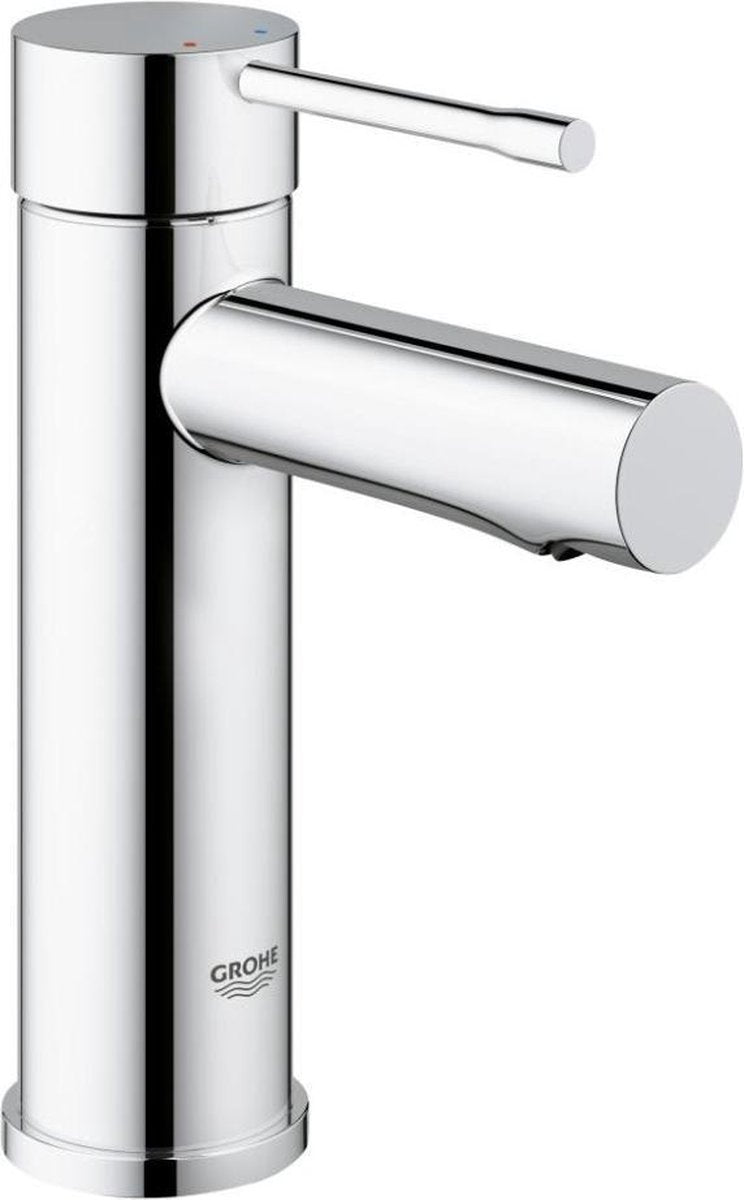 Grohe Essence neue Waschtischarmatur – niedriger Auslauf – ohne Ablaufgarnitur – Chrom – wassersparend
