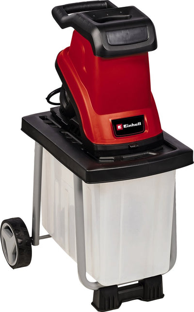 Einhell Elektrozerkleinerer GC-KS 2540 CB - 2500 W - max. Aststärke: ø40 mm - 55 l Auffangbehälter - 2 Wendemesser aus Spezialstahl - inkl. praktischer Schiebestock