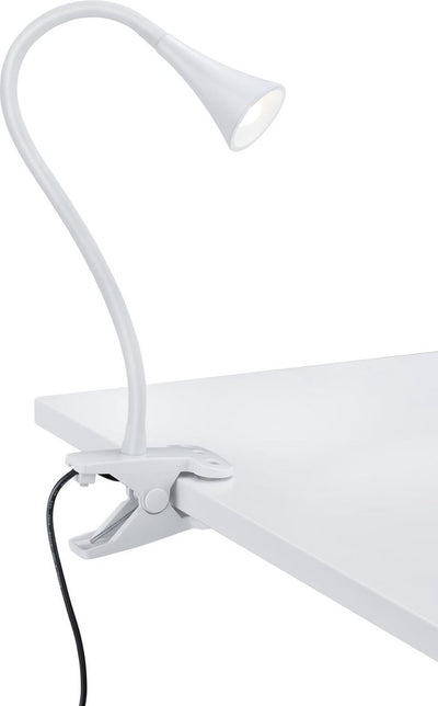 Rl Live Your Light Reality Viper - Klemmleuchte - weiß - inkl. 1x smd 3w - Schnurschalter - flexibel - Klemmlampe