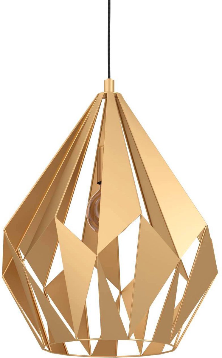 Eglo Carlton Hängelampe – E27 – ø 38,5 cm – Gold