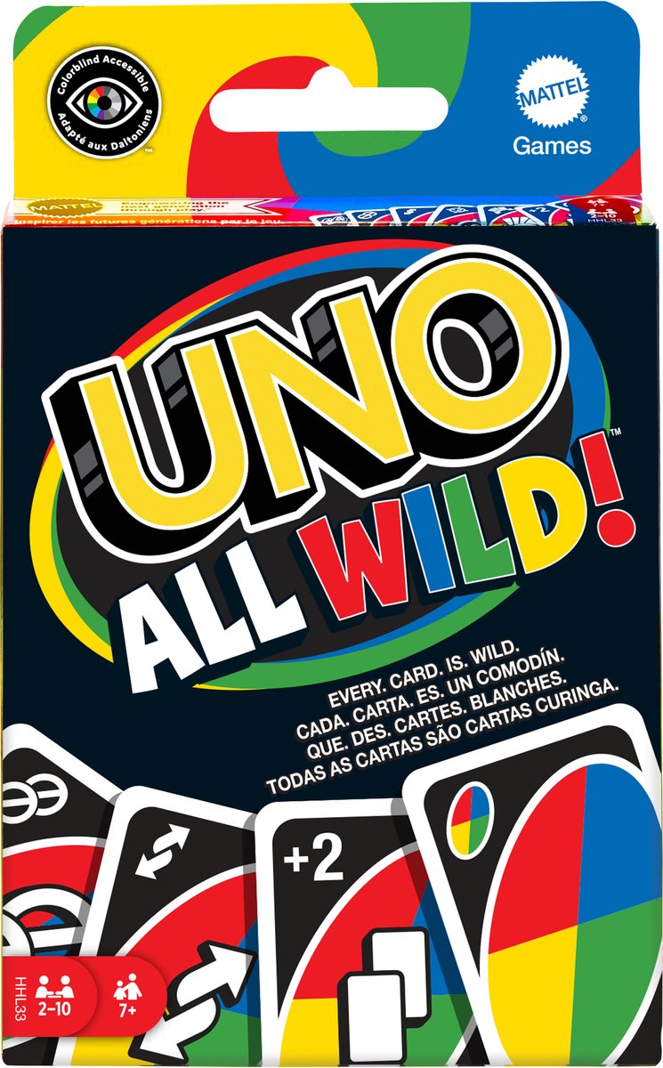 Mattel uno All Wild - Kartenspiel